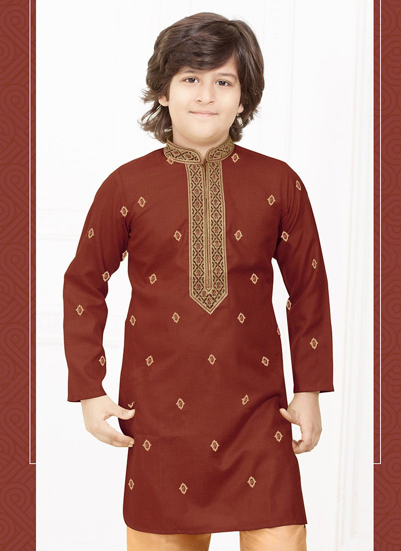 MAGNET Poly Digital Print Work Kids Latest Kurta Pajama Collection